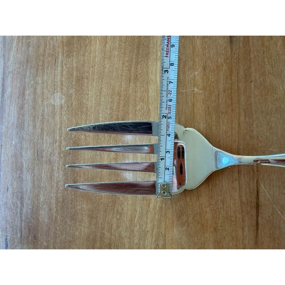 Christofle France Acier Albi‎ Stainless Steel Serving Fork